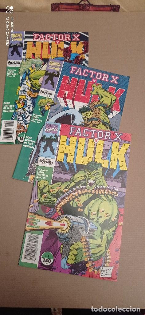 C&oacute;mics: factor x y hulk, miniserie completa 3 n&uacute;meros, forum - Foto 1