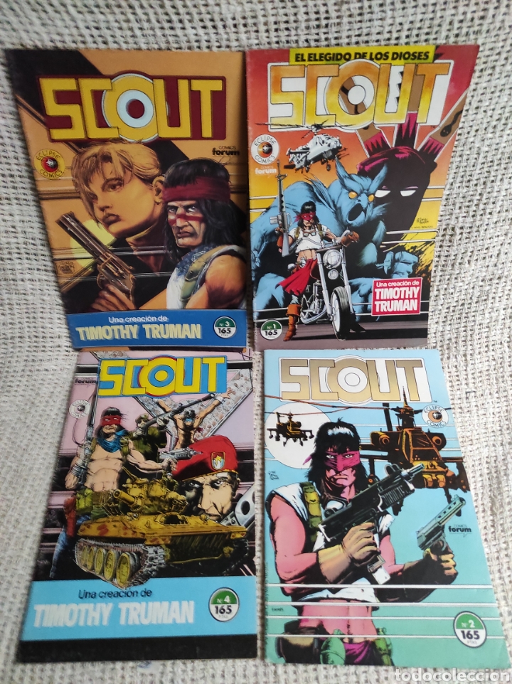 C&oacute;mics: SCOUT ,N&ordm; 1, 2, 3, 4 ( ECLIPSE COMICS ) -edita : FORUM - Foto 1