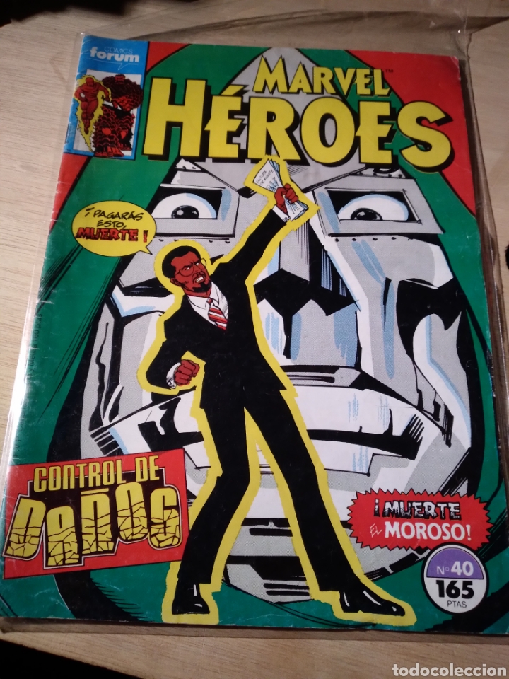 C&oacute;mics: MARVEL HEROES N&deg;40 -CONTROL DE DA&Ntilde;OS/&iexcl;MUERTE EL MOROSO- COMICS FORUM - Foto 1