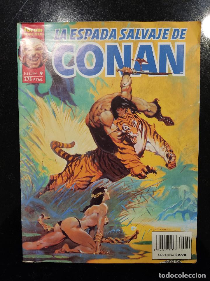 C&oacute;mics: La espada salvaje de Conan 9 Serie Oro grapa - Foto 1