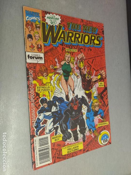 C&oacute;mics: THE NEW WARRIORS VOL. 1 N&ordm; 1 / MARVEL - FORUM