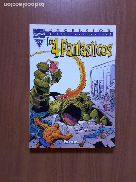 C&oacute;mics: Los 4 Fant&aacute;sticos 01. Biblioteca Marvel. Forum. - Foto 1