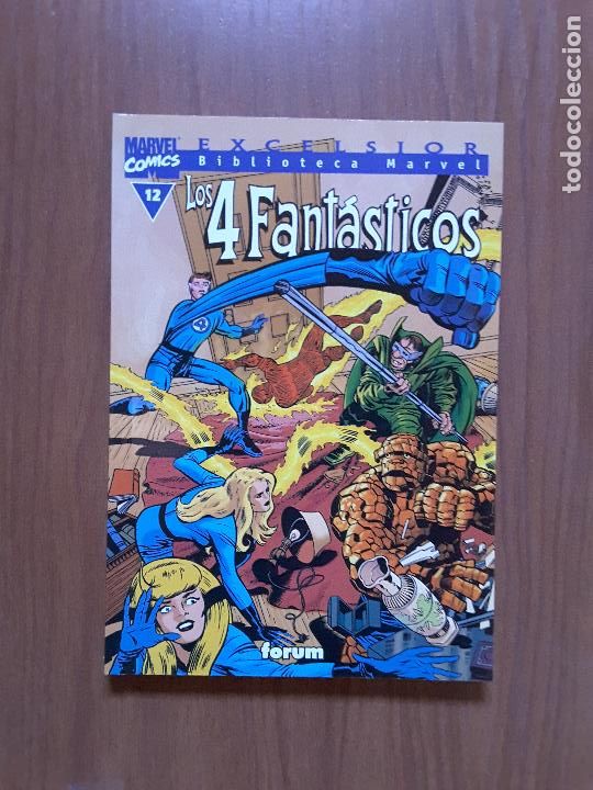 C&oacute;mics: Los 4 Fant&aacute;sticos 12. Biblioteca Marvel. Forum. - Foto 1