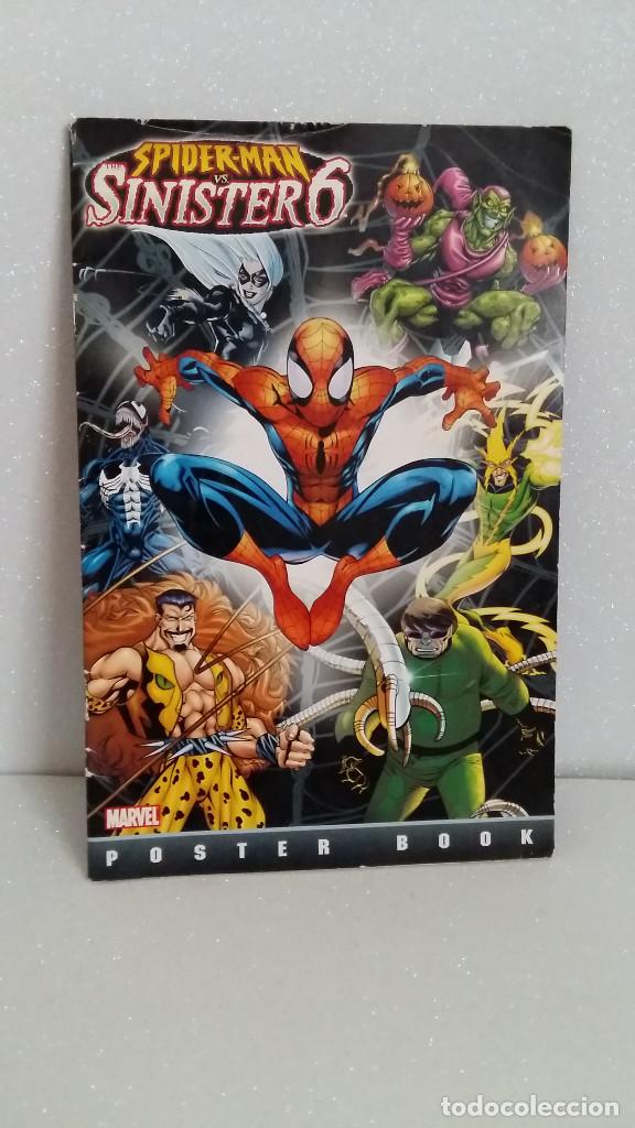 C&oacute;mics: SPIDERMAN VS SINISTER 6 POSTER BOOK MARVEL - Foto 1