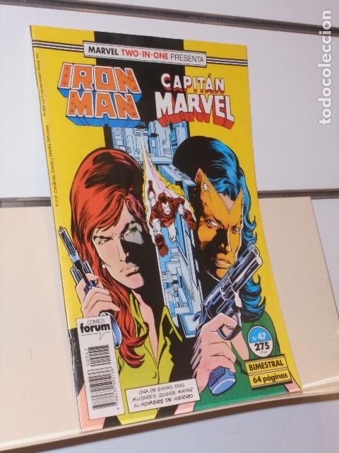 C&oacute;mics: MARVEL TWO IN ONE PRESENTA IRON MAN Y CAPITAN MARVEL N&ordm; 47 - FORUM - Foto 1