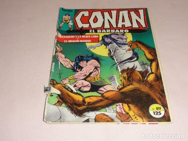C&oacute;mics: CONAN EL BARBARO. N&ordm; 89. FORUM-1983-1994. C-88 - Foto 1