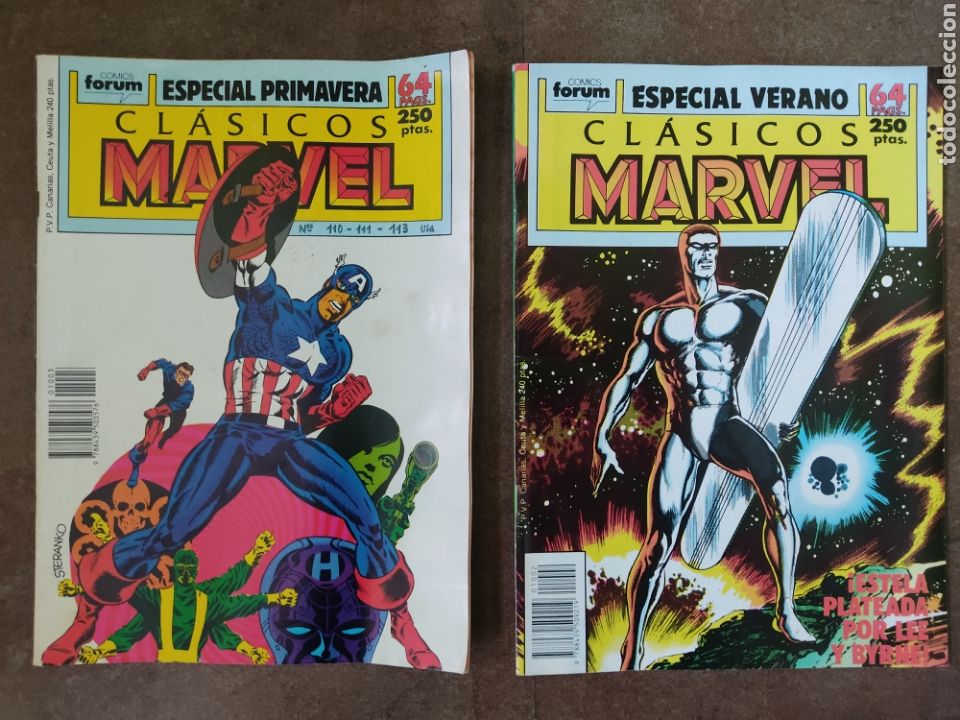 C&oacute;mics: Clasicos Marvel F&oacute;rum Especial Primavera y Especial Verano Muy buenas condiciones
