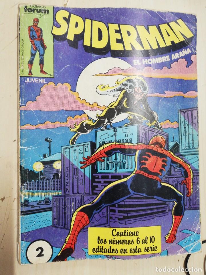 C&oacute;mics: FORUM - SPIDERMAN VOL RETAPADO NUM. 2 CON LOS NUM. 6 AL 10. - Foto 1