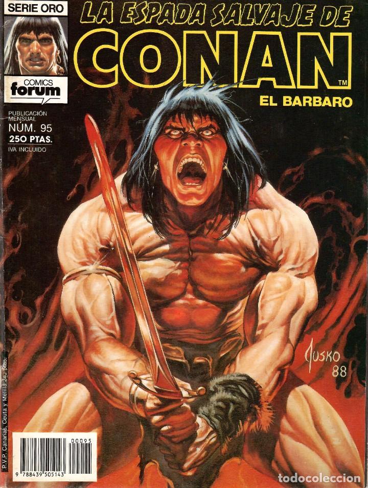 C&oacute;mics: CONAN LA ESPADA SALVAJE N&ordm; 95 FORUM 1988 - Foto 1