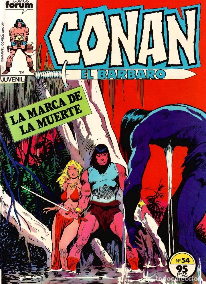 C&oacute;mics: CONAN LA MARCA DE LA MUERTE N&ordm; 54 FORUM 1983 - Foto 1