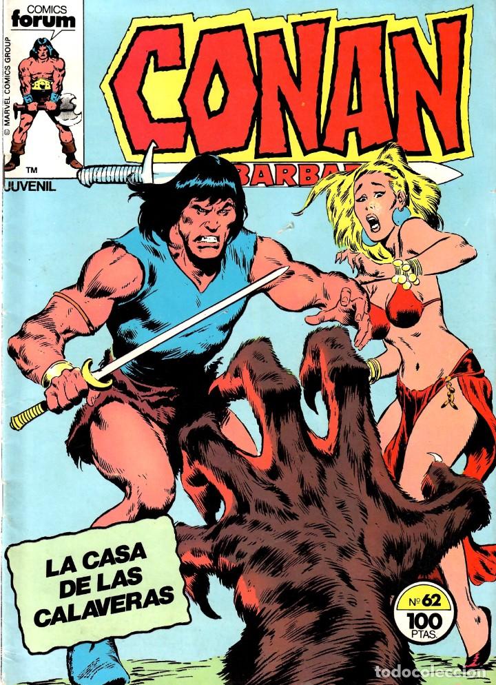 C&oacute;mics: CONAN LA CASA DE LAS CALAVERAS N&ordm; 62 FORUM 1983 - Foto 1