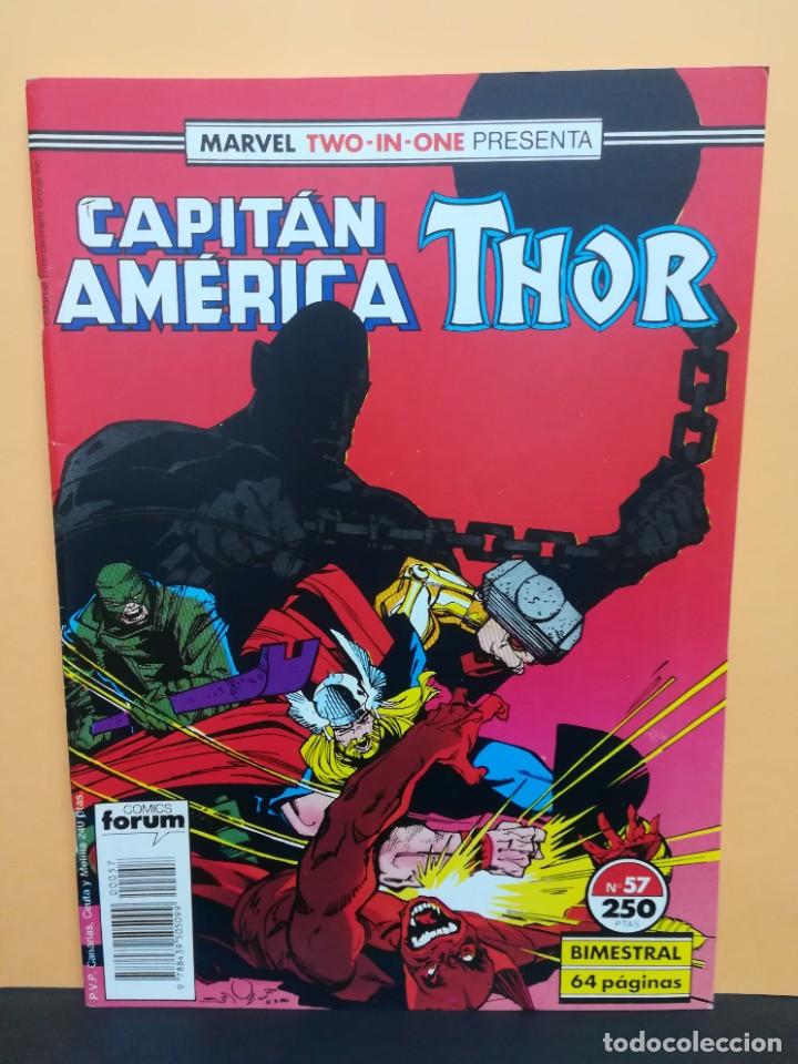 C&oacute;mics: CAPIT&Aacute;N AM&Eacute;RCIA. VOL 1. N&ordm; 57. FORUM - Foto 1