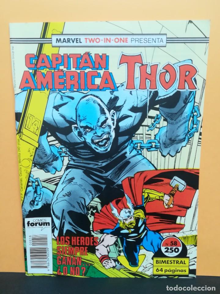 C&oacute;mics: CAPIT&Aacute;N AM&Eacute;RCIA. VOL 1. N&ordm; 58. FORUM - Foto 1