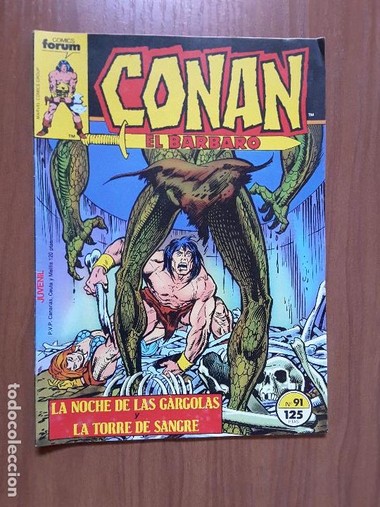 C&oacute;mics: Conan el B&aacute;rbaro 91. Primera Edici&oacute;n. Forum. - Foto 1