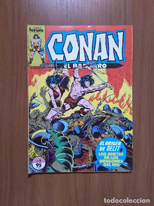 C&oacute;mics: Conan el B&aacute;rbaro 5. Primera Edici&oacute;n. Forum. - Foto 1