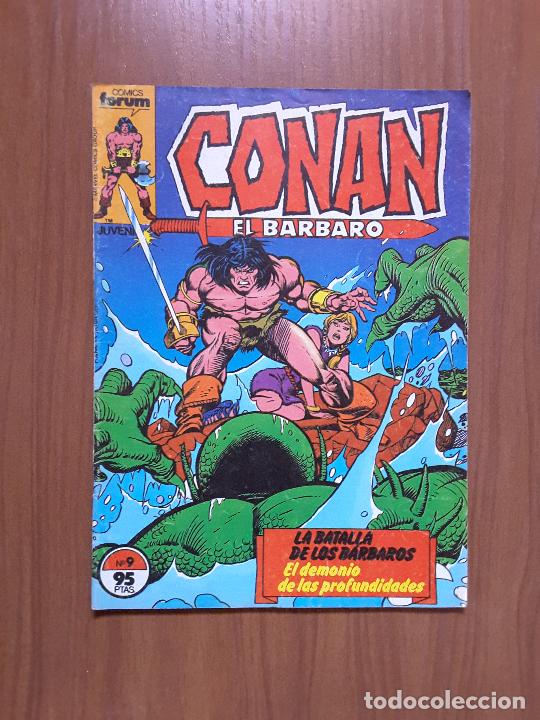 C&oacute;mics: Conan el B&aacute;rbaro 9. Primera Edici&oacute;n. Forum. - Foto 1
