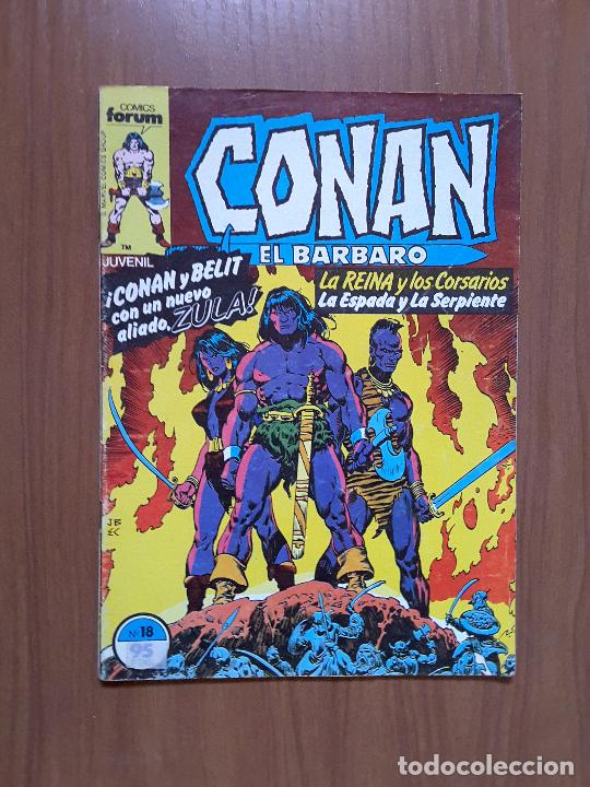 C&oacute;mics: Conan el B&aacute;rbaro 18. Primera Edici&oacute;n. Forum. - Foto 1
