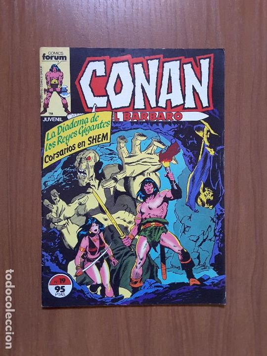 C&oacute;mics: Conan el B&aacute;rbaro 19. Primera Edici&oacute;n. Forum. - Foto 1
