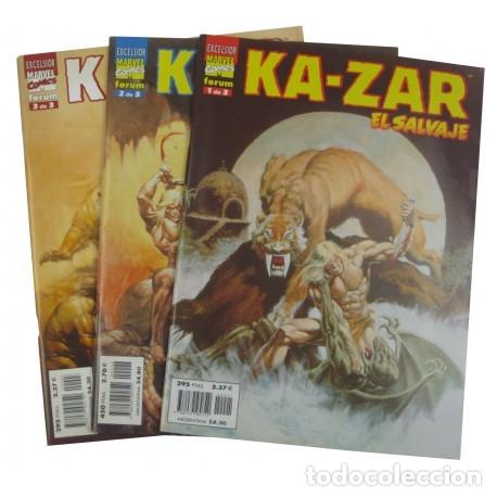 C&oacute;mics: KA-ZAR EL SALVAJE DEL N&ordm; 1 AL 3 - COMPLETA - Foto 1