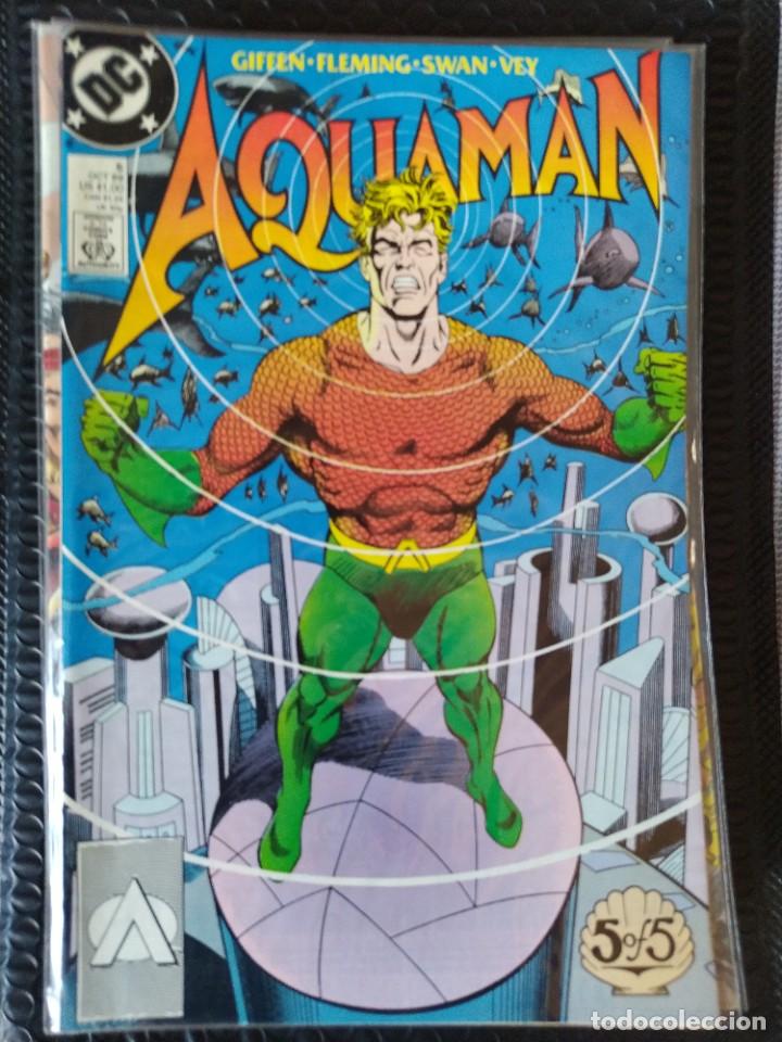 Comics: COMIC USA-DC-AQUAMAN #5-COMO NUEVO-BOLSA & BACKBOARD