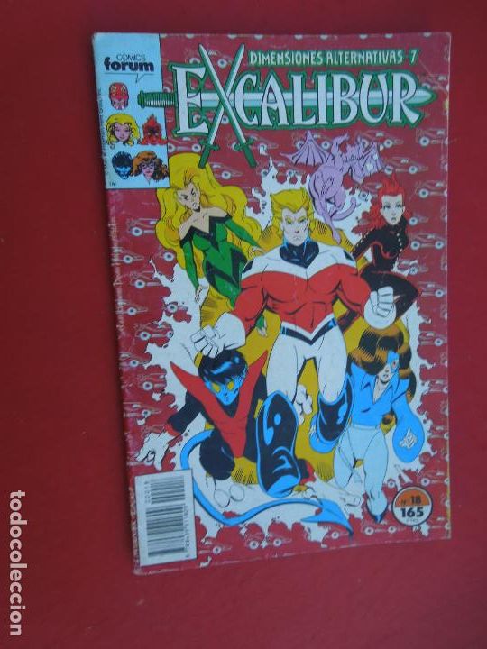 Comics: EXCALIBUR DIMENSIONES ALTERNATIVAS 7 N&ordm; 18- COMICS FORUM -1989