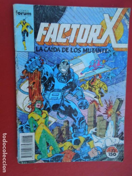 C&oacute;mics: FACTOR X - LA CAIDA DE LOS MUTANTES N&ordm; 23- COMICS FORUM -1988 - Foto 1