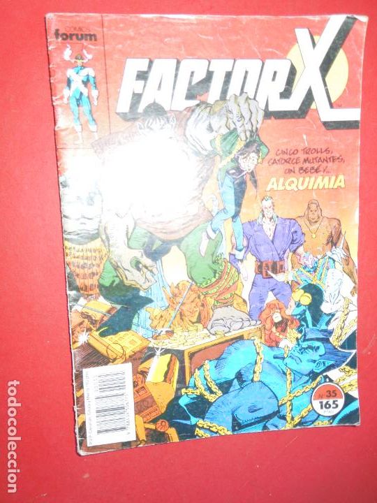 C&oacute;mics: FACTOR X - ALQUIMIA N&ordm; 35- COMICS FORUM -1988 - Foto 1