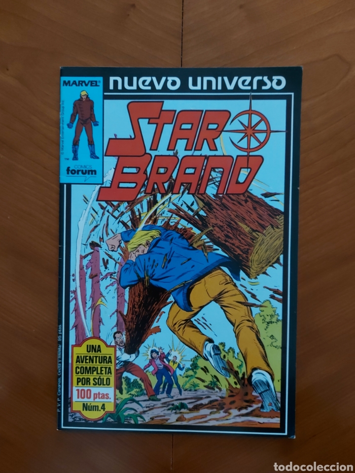 Comics: N&uacute;m 4 Star Brand 1988 Marvel Forum, muy buen estado de conservaci&oacute;n. Estado en general como se ve en