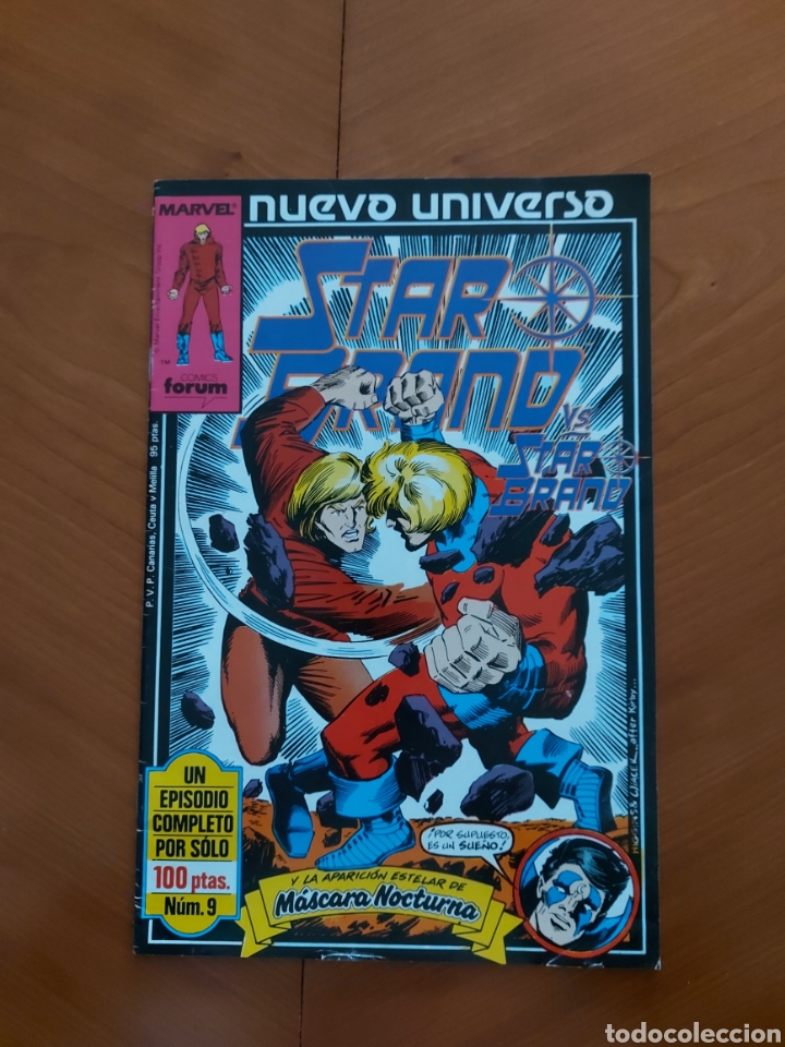 Comics: N&uacute;m 9 Star Brand 1988 Marvel Forum, muy buen estado de conservaci&oacute;n. Estado en general como se ve en
