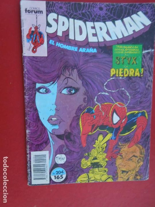 C&oacute;mics: SPIDERMAN EL HOMBRE ARA&Ntilde;A N&ordm; 204- COMICS FORUM -1988 - Foto 1