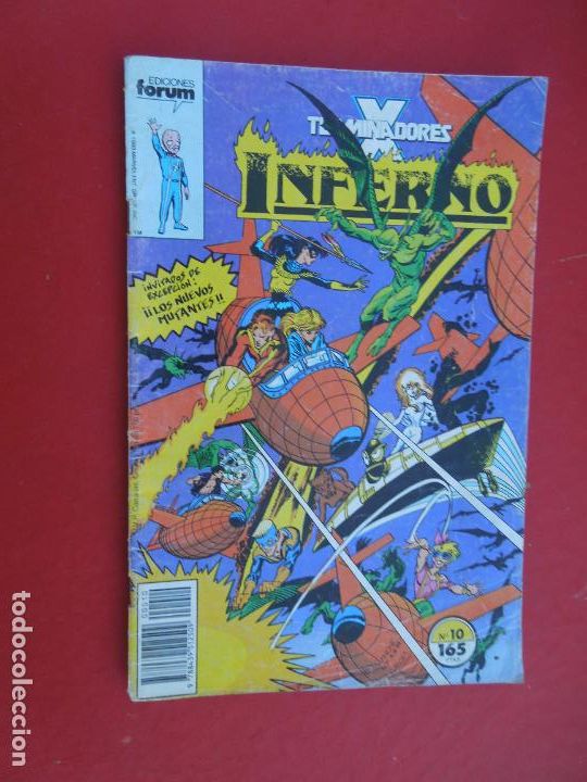 C&oacute;mics: X TERMINADORES - INFERNO N&ordm; 10- COMICS FORUM -1988 - Foto 1