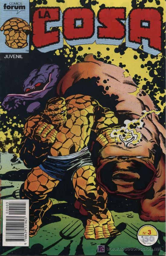 C&oacute;mics: LA COSA - N&ordm; 3 - FORUM 1989 - Foto 1