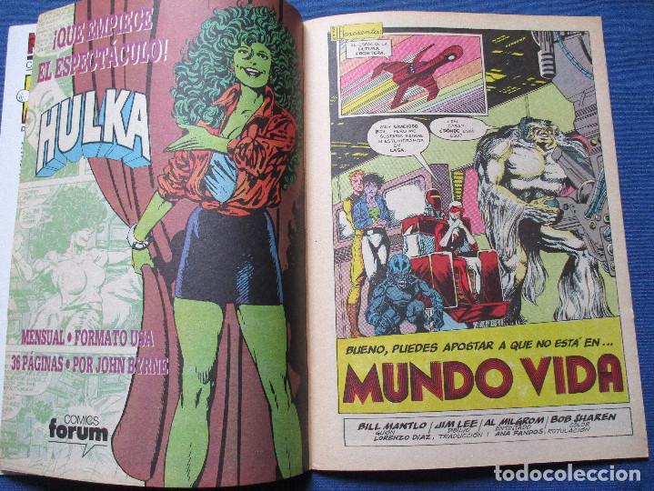 C&oacute;mics: MARVEL / MARVEL TWO-IN-ONE PRESENTA: ALPHA FLIGHT & LA MASA N.&ordm; 49 de JIM LEE & TODD McFARLANE 1990 - Foto 4