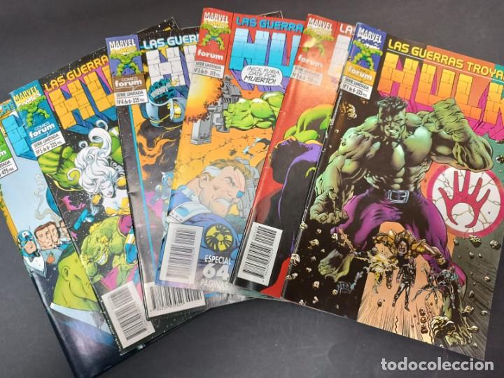 C&oacute;mics: HULK LAS GUERRAS TROYANAS COMPLETO 1-2-3-4-5-6 COMICS F&Oacute;RUM MARVEL - Foto 1