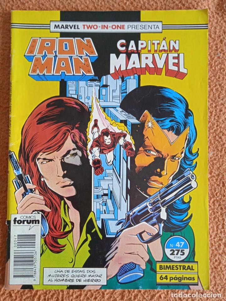 C&oacute;mics: MARVEL TWO IN ONE PRESENTA IRON MAN Y CAPITAN MARVEL N&ordm; 47 - FORUM - Foto 1