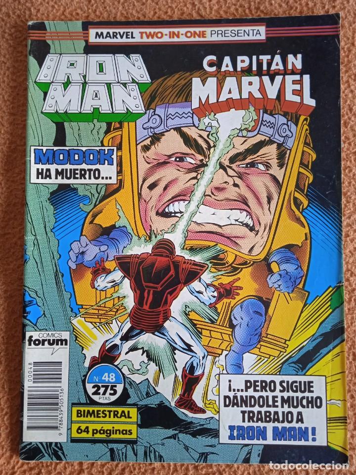 C&oacute;mics: MARVEL TWO IN ONE PRESENTA IRON MAN Y CAPITAN MARVEL N&ordm; 48 - FORUM - Foto 1