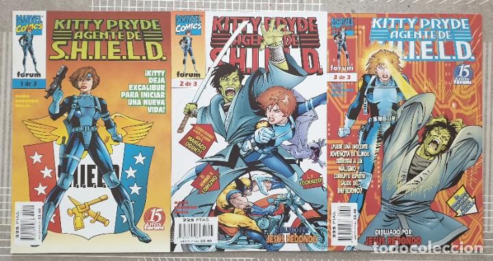 C&oacute;mics: KITTY PRYDE. AGENTE DE SHIELD. SL de 3 comics. Comics Forum 1998 - Foto 1
