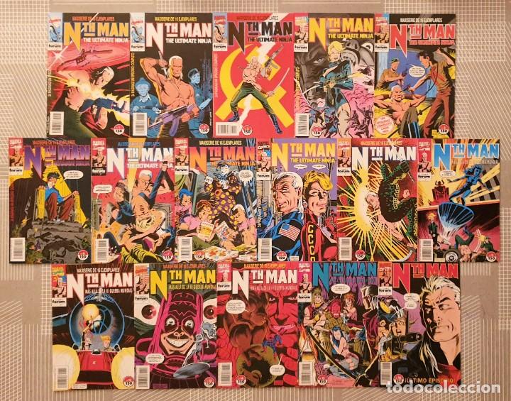 C&oacute;mics: NTH MAN. THE ULTIMATE NINJA. Colecci&oacute;n completa de 16 comics. Comics Forum 1991 - Foto 1