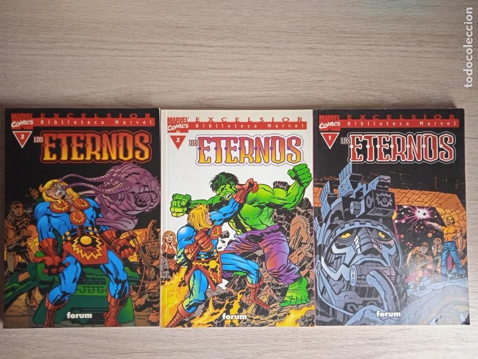 C&oacute;mics: Excelsior Biblioteca Marvel Los eternos completa - Foto 1