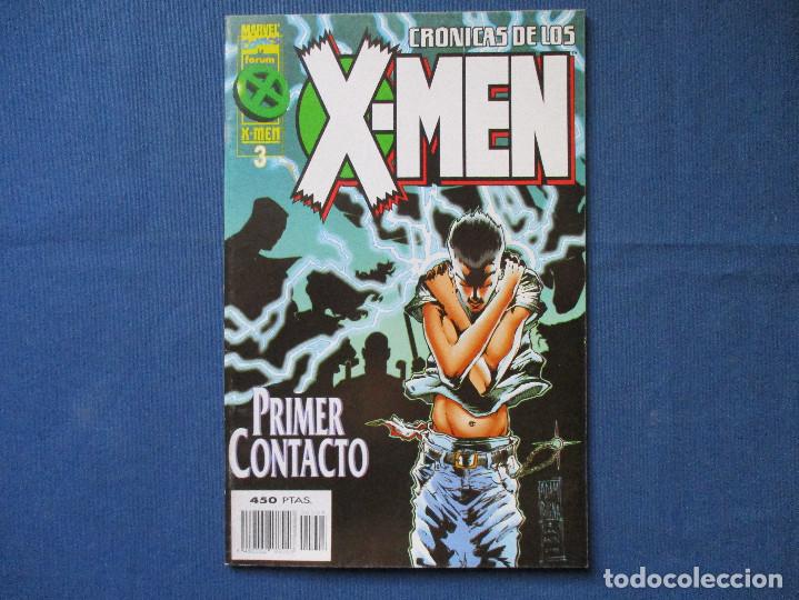 C&oacute;mics: MARVEL / CR&Oacute;NICAS DE LOS X-MEN N.&ordm; 3 PRIMER CONTACTO / FORUM - Foto 1