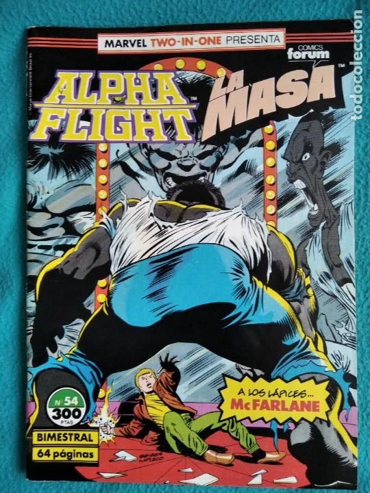 C&oacute;mics: MARVEL TWO IN ONE DE FORUM. ALPHA FLIGHT LA MASA 56. DAVID Y MCFARLANE - Foto 1