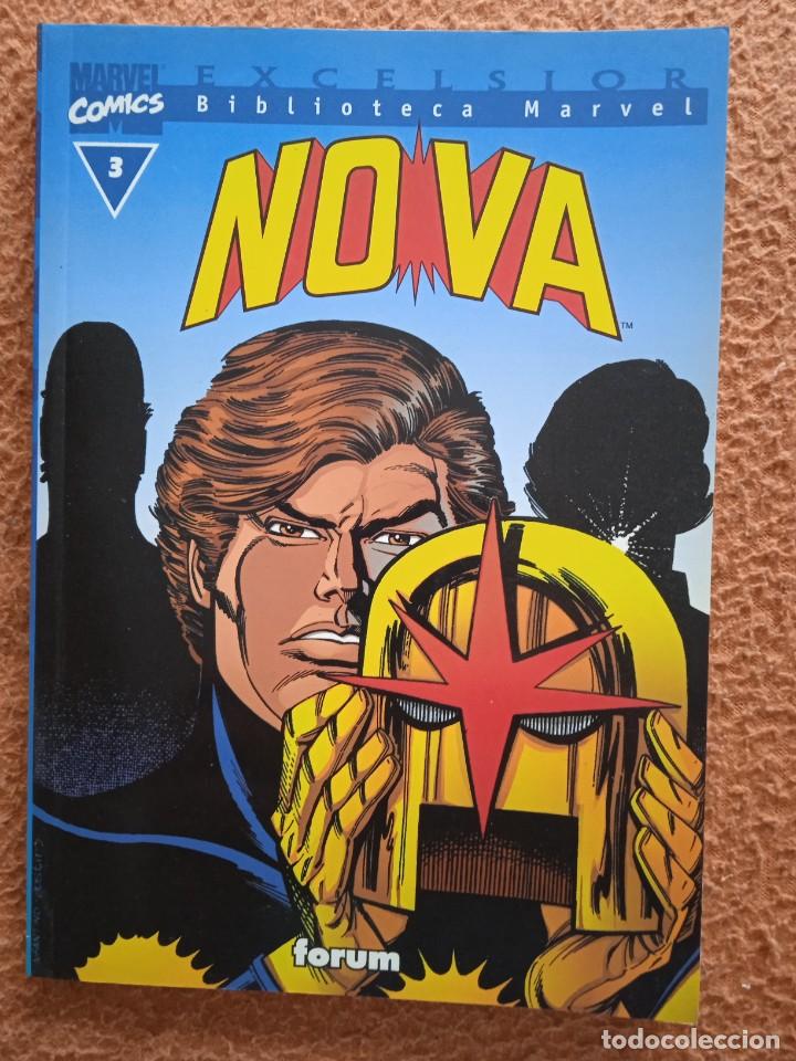 C&oacute;mics: BIBLIOTECA MARVEL EXCELSIOR NOVA 3 MARVEL COMICS. FORUM. - Foto 1