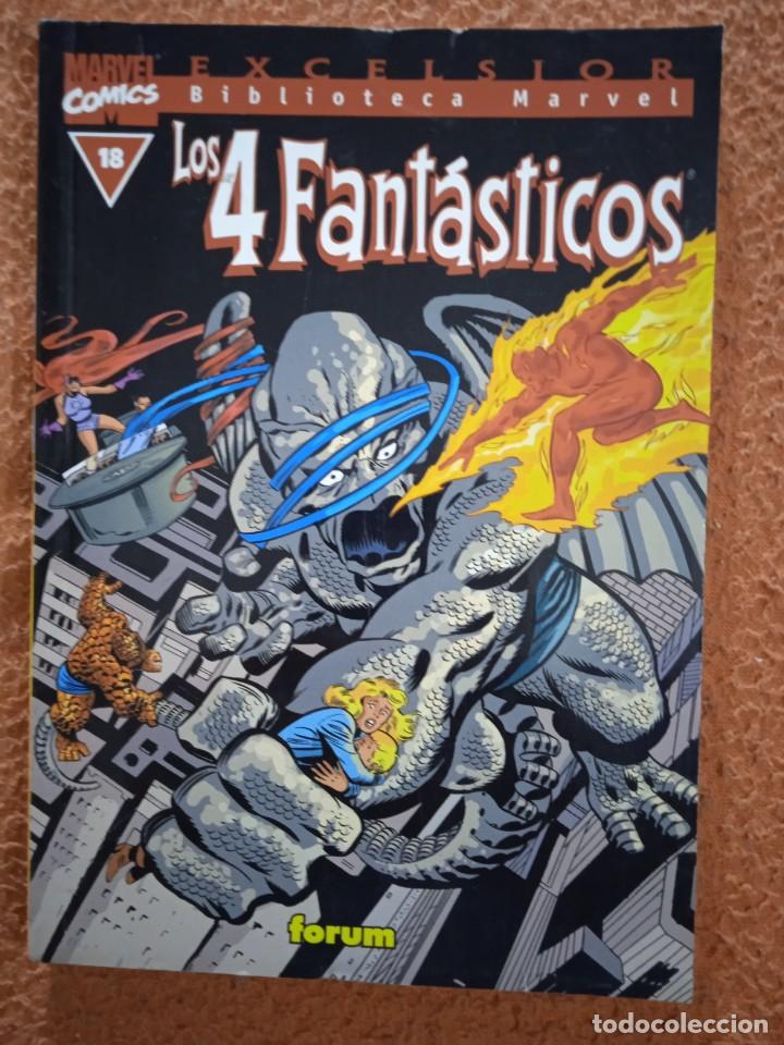 C&oacute;mics: EXCELSIOR BIBLIOTECA MARVEL - LOS 4 FANTASTICOS 18 FORUM - Foto 1