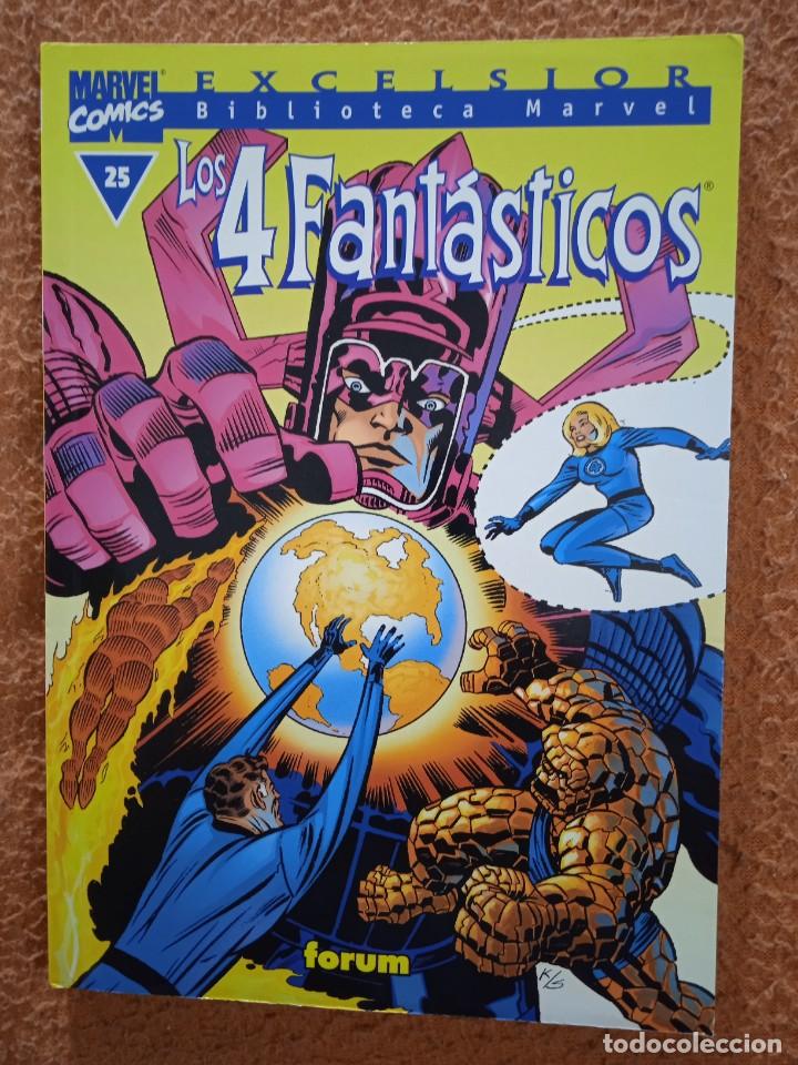 C&oacute;mics: EXCELSIOR BIBLIOTECA MARVEL - LOS 4 FANTASTICOS 25 FORUM - Foto 1