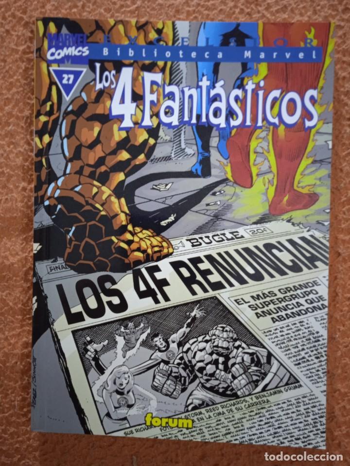 C&oacute;mics: EXCELSIOR BIBLIOTECA MARVEL - LOS 4 FANTASTICOS 27 FORUM - Foto 1
