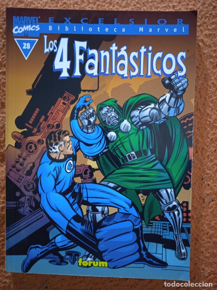 C&oacute;mics: EXCELSIOR BIBLIOTECA MARVEL - LOS 4 FANTASTICOS 28 FORUM - Foto 1