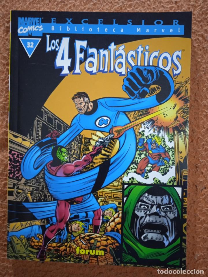 C&oacute;mics: EXCELSIOR BIBLIOTECA MARVEL - LOS 4 FANTASTICOS 32 FORUM - Foto 1