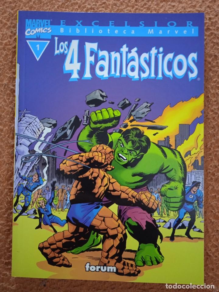 C&oacute;mics: EXCELSIOR BIBLIOTECA MARVEL - LOS 4 FANTASTICOS 1 FORUM - Foto 1