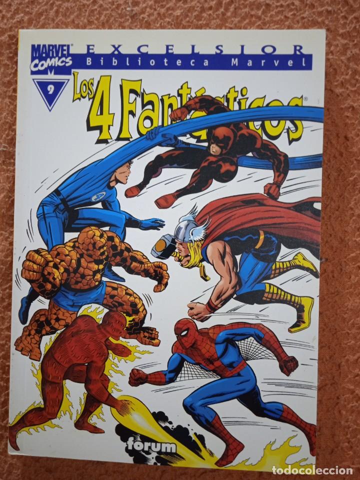 C&oacute;mics: EXCELSIOR BIBLIOTECA MARVEL - LOS 4 FANTASTICOS 9 FORUM - Foto 1
