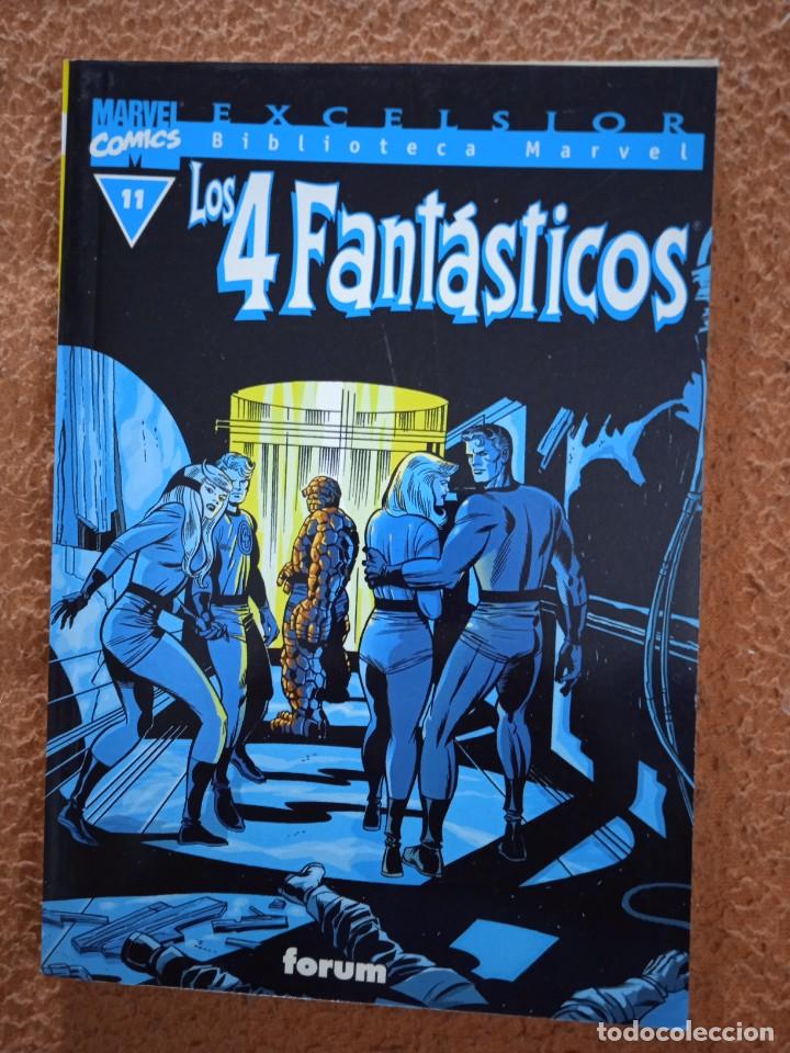 C&oacute;mics: EXCELSIOR BIBLIOTECA MARVEL - LOS 4 FANTASTICOS 11 FORUM - Foto 1